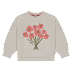 Stains and Stories girls sweatshirt Ivory