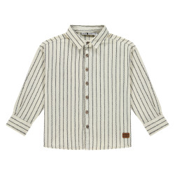 Stains and Stories boys shirt long sleeve Off-White