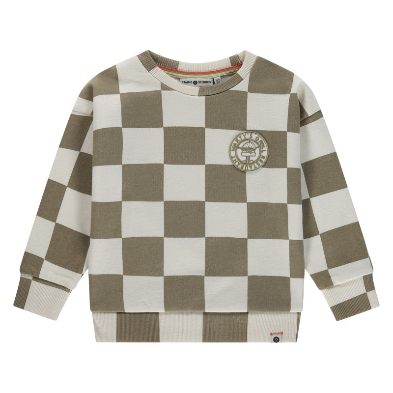 Stains and Stories boys sweatshirt Sand