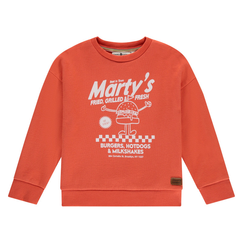 Stains and Stories boys sweatshirt Grapefruit