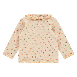 Babyface baby girls t-shirt long sleeve Light orange