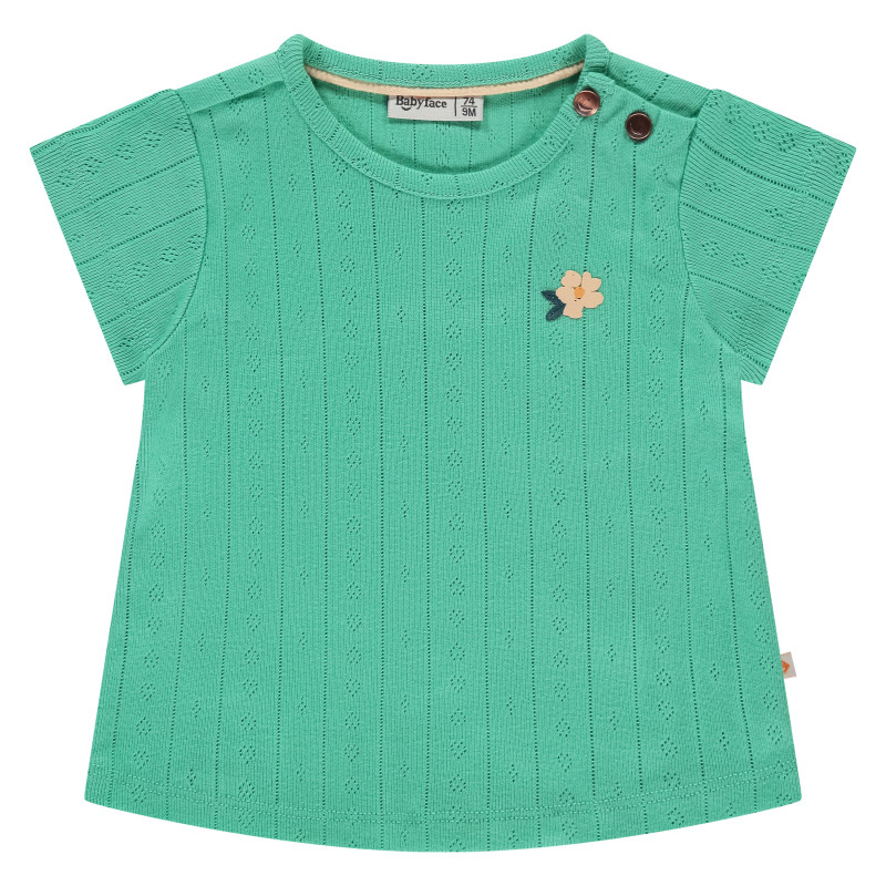 Babyface baby girls t-shirt short sleeve Seafoam