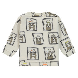 Babyface baby boys sweatshirt Off-White
