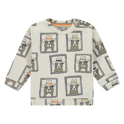 Babyface baby boys sweatshirt Off-White