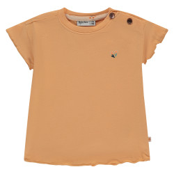 Babyface baby girls t-shirt short sleeve Dusty orange