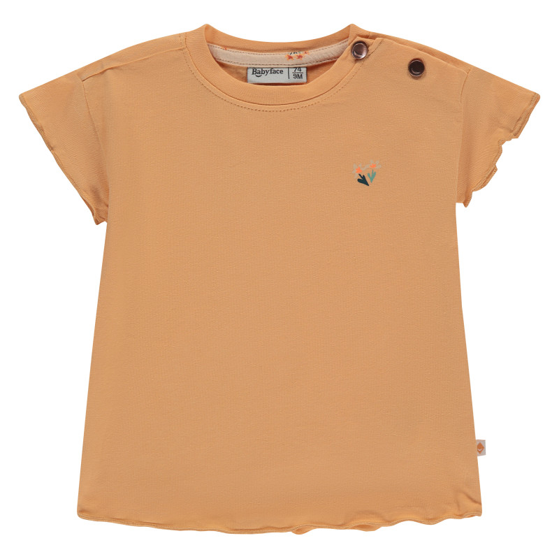 Babyface baby girls t-shirt short sleeve Dusty orange