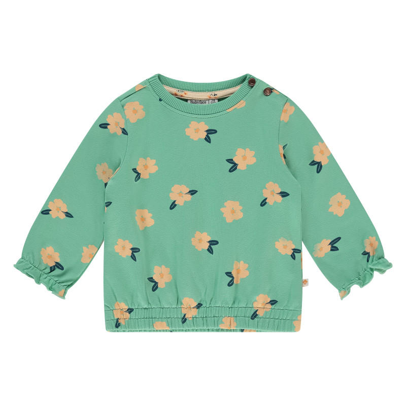 Babyface baby girls sweat shirt Seafoam