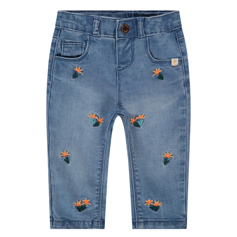 Babyface baby girls denim pants Medium blue denim