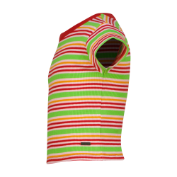 Vingino Icon-fancy stripe rib tee Goji berry