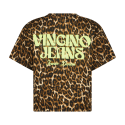 Vingino Icon-logo tee animal Multicolor Brown