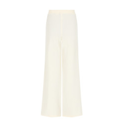 NoBell' Suza Palazzo Jersey Pants Pearled Ivory