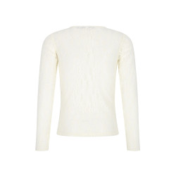 NoBell' Kaya Lace Tshirt long sleeve Pearled Ivory