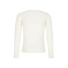 NoBell' Kaya Lace Tshirt long sleeve Pearled Ivory