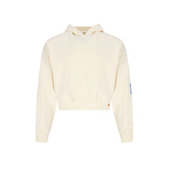 NoBell' Kumy Hooded Sweater with big Puff Back Print Pearled Ivory