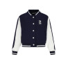 NoBell' Darsy Oversized Varsity Jacket Navy Blazer