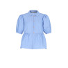 NoBell' Tiggs Sttiped Blouse puff sleeve Azure Blue