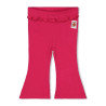 Feetje Flare broek rib - Love Peace Aloha Fuchsia