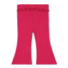 Feetje Flare broek rib - Love Peace Aloha Fuchsia