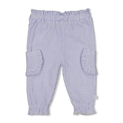Feetje Broek crinkle streep - Sea La Vie Lavendel