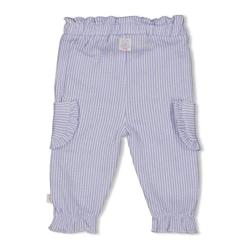 Feetje Broek crinkle streep - Sea La Vie Lavendel