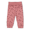 Feetje Broek ajour rib AOP - Ladybug Roze