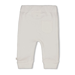 Feetje Broek badstof - Elephant Offwhite