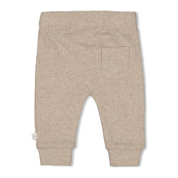 Feetje Broek rib - Elephant Taupe melange