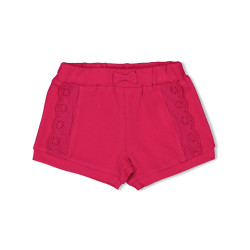Feetje Short - Love Peace Aloha Fuchsia