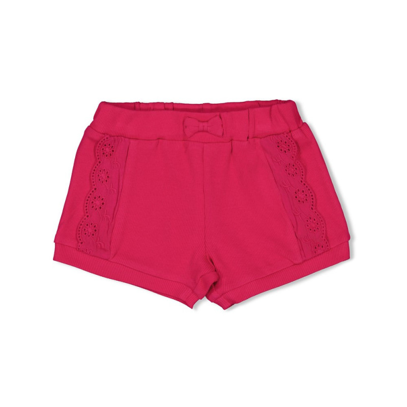 Feetje Short - Love Peace Aloha Fuchsia