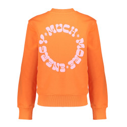 Geisha Sweater circle backprint coral