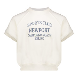 Geisha Sweater sports club ss off-white/jeansblue