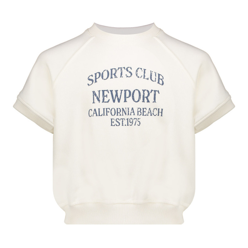 Geisha Sweater sports club ss off-white/jeansblue