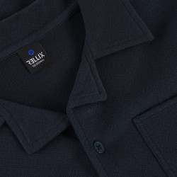Rellix Shirt Shortsleeve Structure Dark Navy