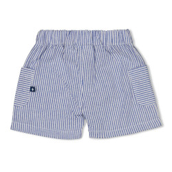 Feetje Short streep chambray - Seaside Happiness Chambray