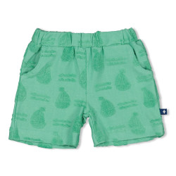 Feetje Short AO badstof - Seaside Happiness Groen