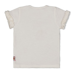 Feetje T-shirt - Love Peace Aloha Wit