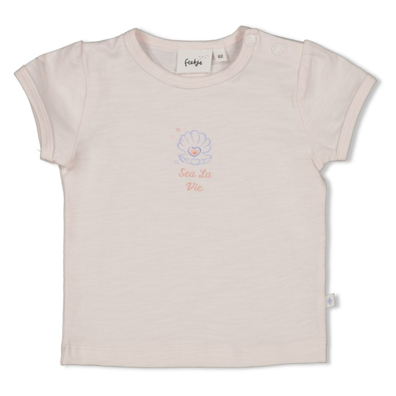 Feetje T-shirt - Sea La Vie l.Roze