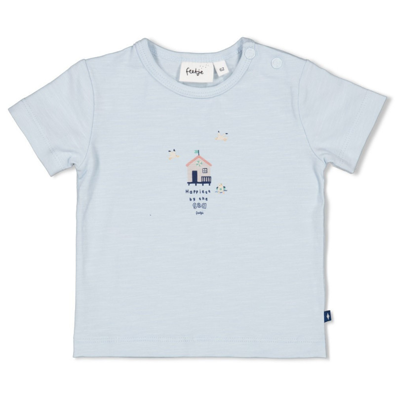 Feetje T-shirt - Seaside Happiness Blauw