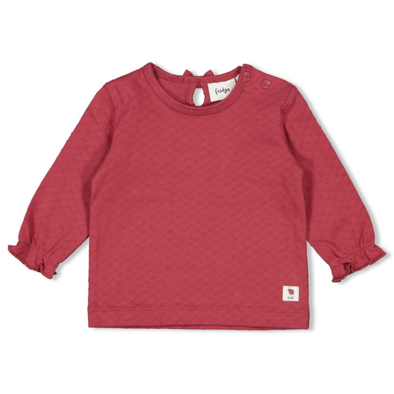 Feetje Longsleeve - Ladybug Berry