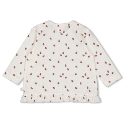 Feetje Longsleeve AOP - Ladybug Offwhite