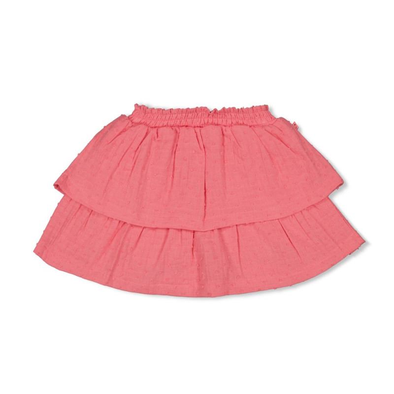 Jubel Rok mousseline - Salsa Sunset Roze