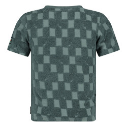 Sturdy T-shirt ruit badstof - Lagoon Legends Petrol