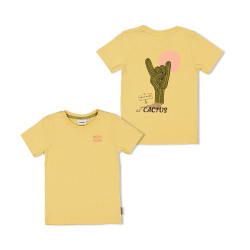 Sturdy T-shirt met backprint - Desert Fiesta Geel