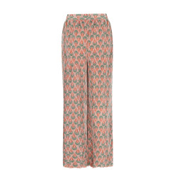 NoNo Sun Plissee Palmtree Palazzo Sage Green