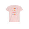 NoNo Kase Tshirt S/SL with icecream print Pale Blush Pink