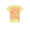 NoNo Kate Tshirt S/SL with big back print Light Lemon