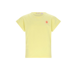 NoNo Kate Tshirt S/SL with big back print Light Lemon