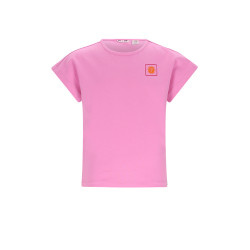 NoNo Kate Tshirt S/SL with big back print Camelia Pink