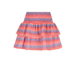 NoNo Nika AOP smocked skirt Camelia Pink