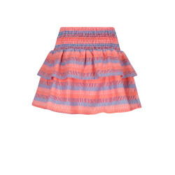 NoNo Nika AOP smocked skirt Camelia Pink